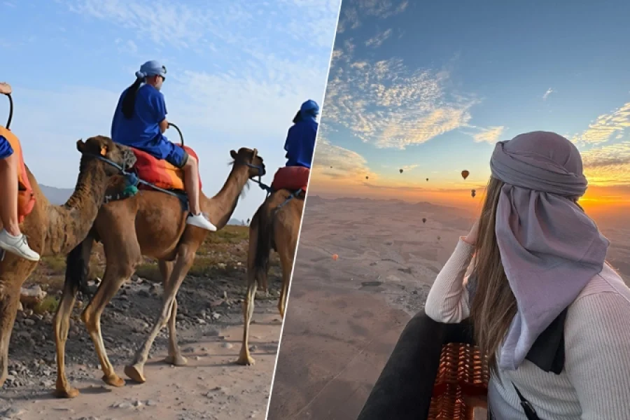 Classic Hot Air Balloon Flight with Berber Breakfast and Camel Ride